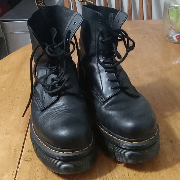 Dr. Martens Black Audrick 8-Eye Boots - Picture 15 of 16